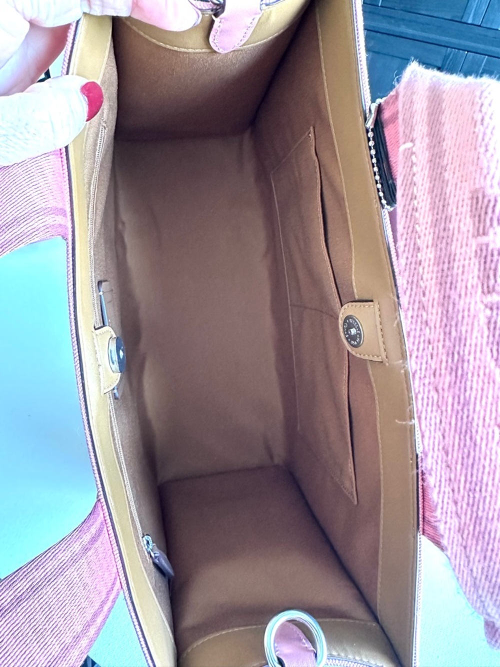 COACH Smith Silver/Light Blush Tote CS617 - Picture 8 of 8